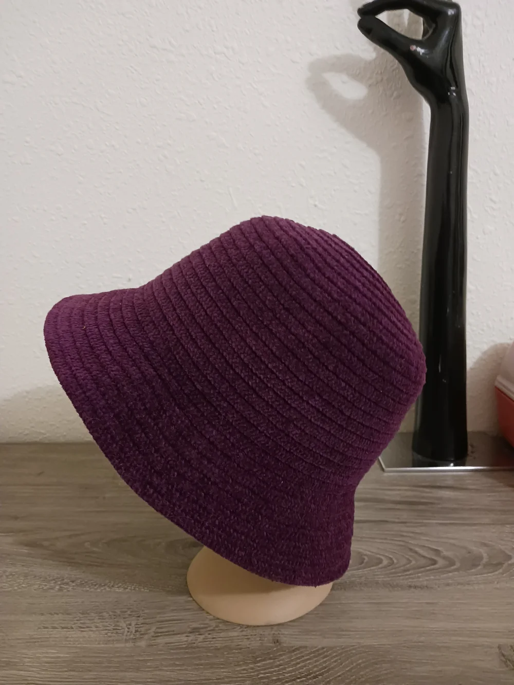 Plum Wide-Brim Women's Bucket Classic  Hat OSFM